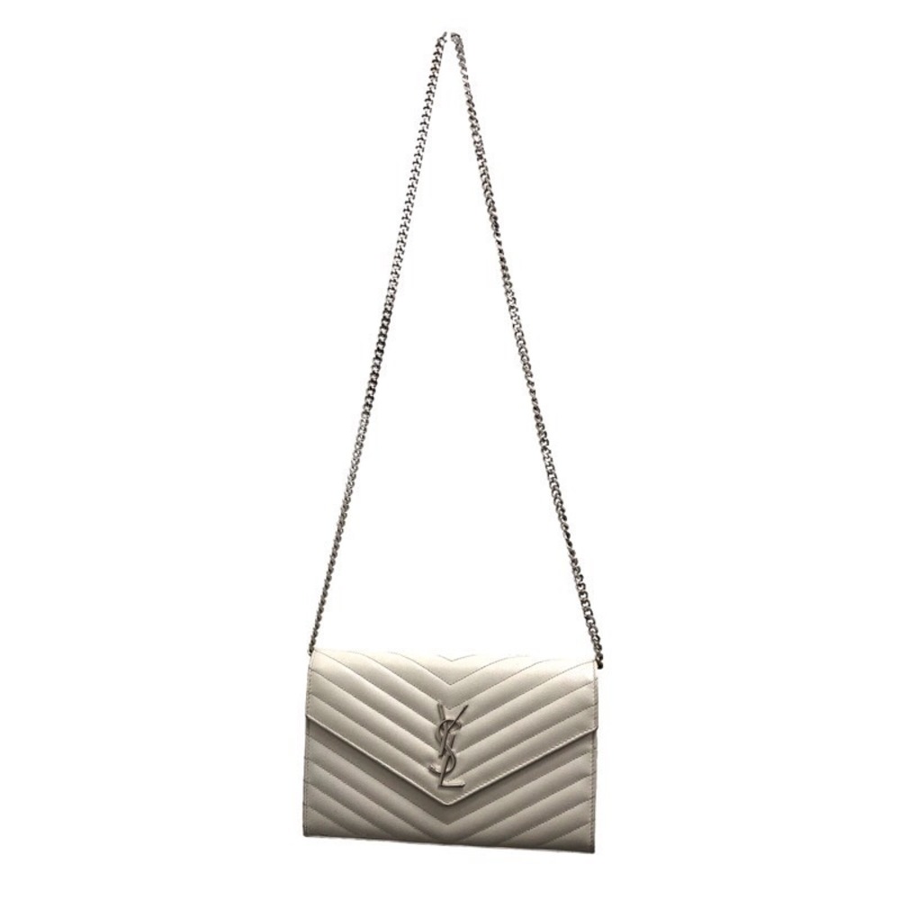 Saint Laurent Stitch Chain Wallet Shoulder Bag - Picture 3 of 12